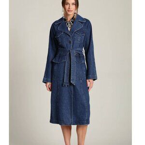 Avec Les Filles Classic Blue Denim Jacket